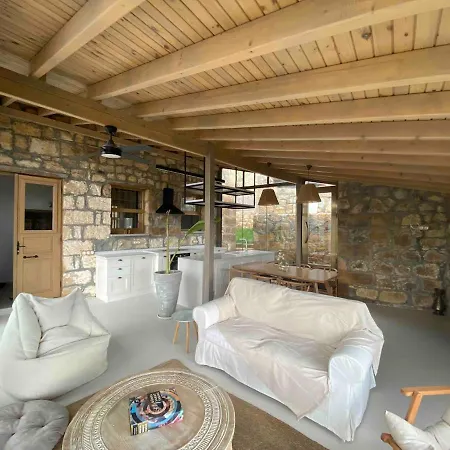 Air-conditioned Modern Stone House With Sea And Nature Views
