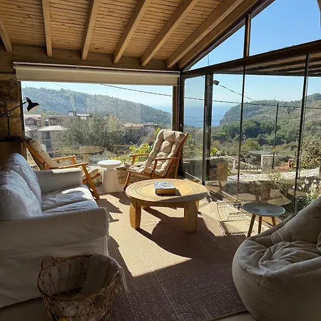 Air-conditioned Modern Stone House With Sea And Nature Views